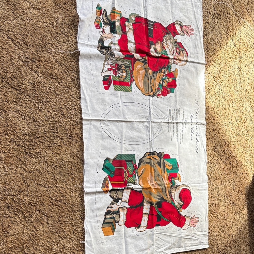Santa Claus Fabric Panel